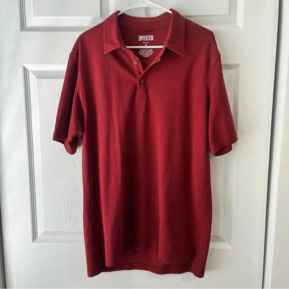 Duluth Trading Co Men's size Medium Red, Green, And Navy Collared Polo Lot of 3 - Picture 3 of 5